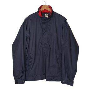 LX Golf Windbreaker 1/4 Zip Pullover Jacket Sz M Navy